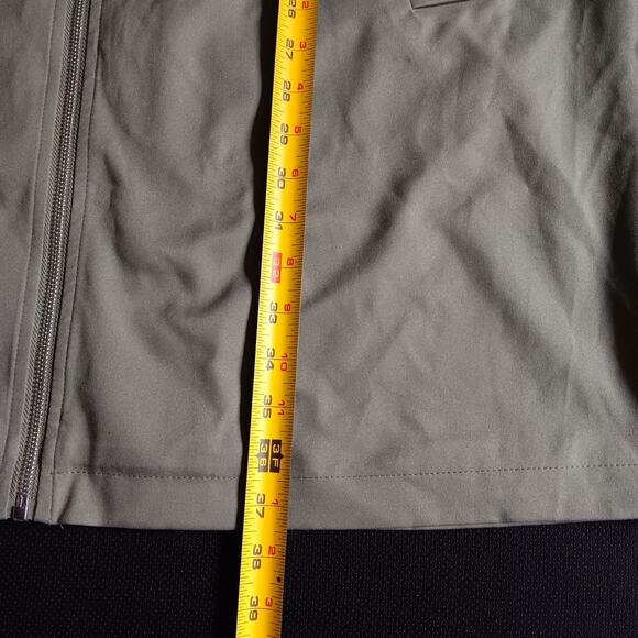 Bernardo Long Hooded Raincoat Olive Green Womens M Minimalist - Picture 7 of 12